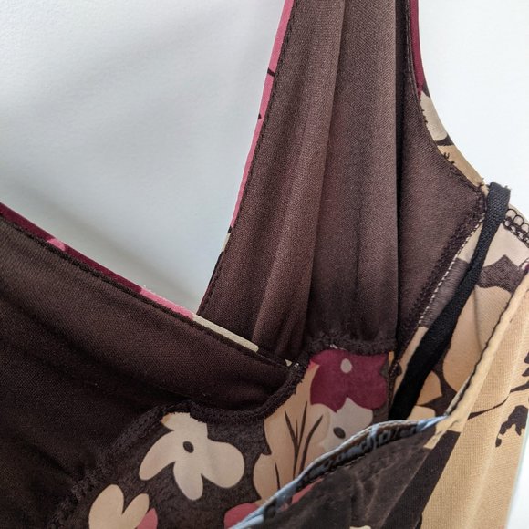 NWOT Beautiful Flower Print Midi Dress - Picture 10 of 11